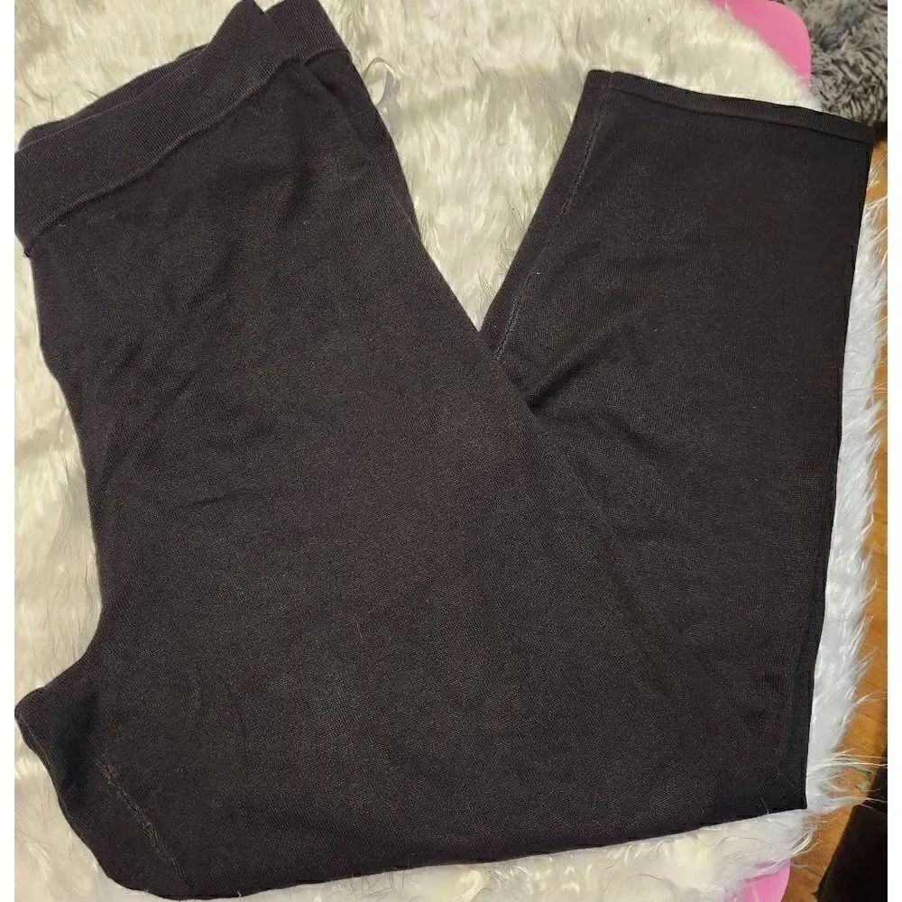 NWT Iman 1X black knitt pants
